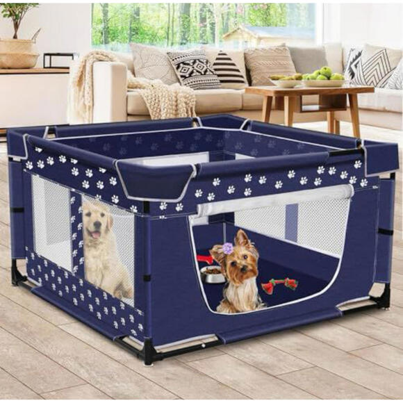Portable Large Breathable Pet Baby Playpen Cage for Small Pets or children - Picture 1 of 4